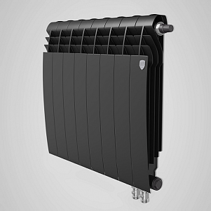 Радиатор биметаллический 10 секций Royal Thermo BiLiner 500 Noir Sable