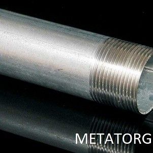 Труба оцинкованная ВГП 32х3.2 с резьбой и муфтой