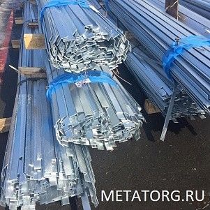 Полоса горячеоцинкованная 10х100 мм ГОСТ 9.30789